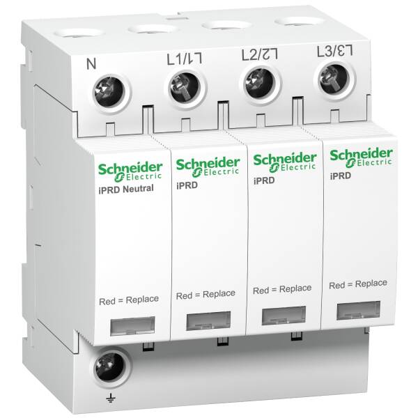 iPRD40r modular surge arrester - 3P + N - 350V - with remote transfert - 1