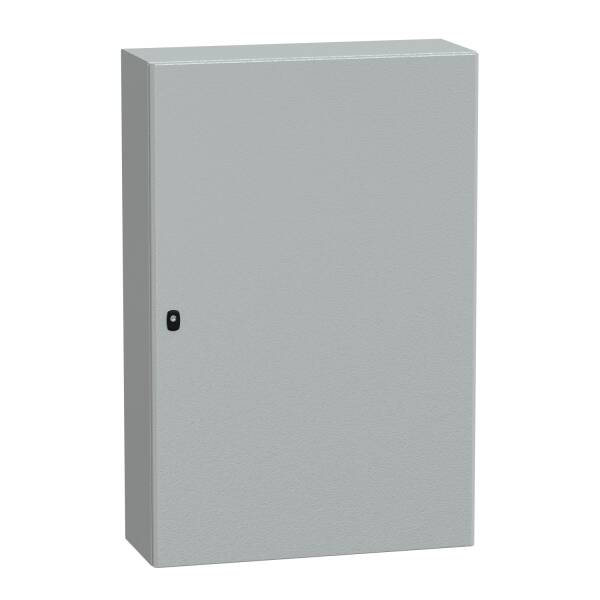 Spacial S3D plain door w/o mount.plate. H1200xW800xD300 IP66 IK10 RAL7035. - 1