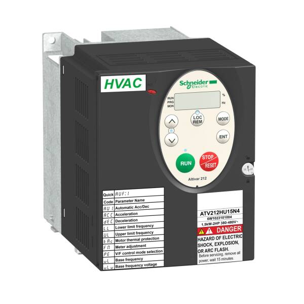 variable speed drive ATV212 - 2.2kW - 3hp - 480V - 3ph - EMC - IP21 - 1